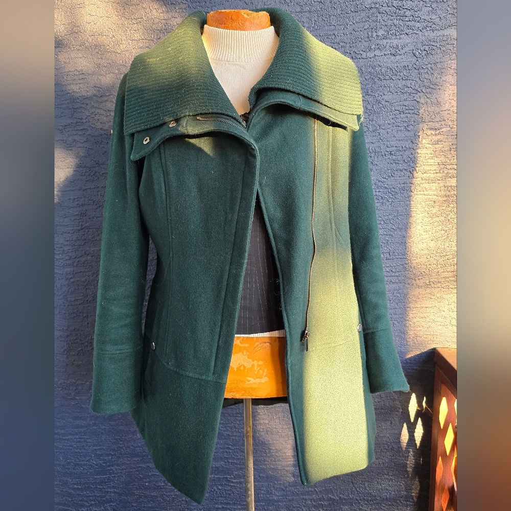 Steve Madden Forest Green Wool Coat